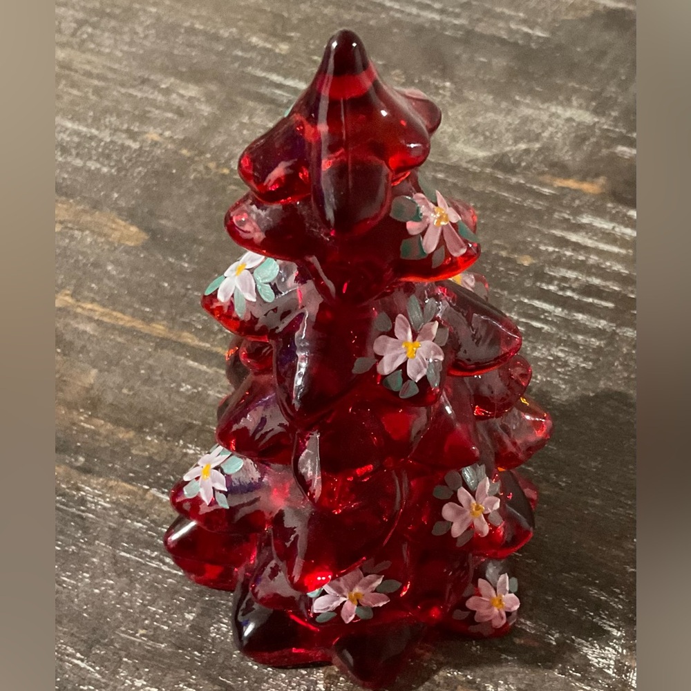 Mosser Glass Handpainted Christmas Tree